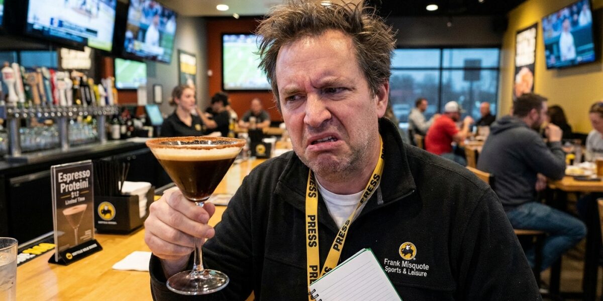 Image for: Buffalo Wild Wings Introduces Chicken Wing-Flavored Espresso Martini For National Espresso Martini Day, Nation Takes A Moment