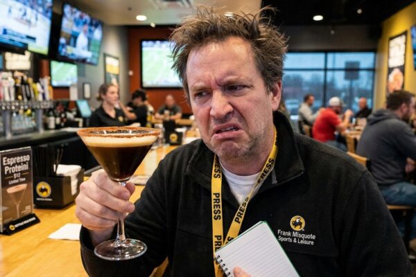 Image for: Buffalo Wild Wings Introduces Chicken Wing-Flavored Espresso Martini For National Espresso Martini Day, Nation Takes A Moment