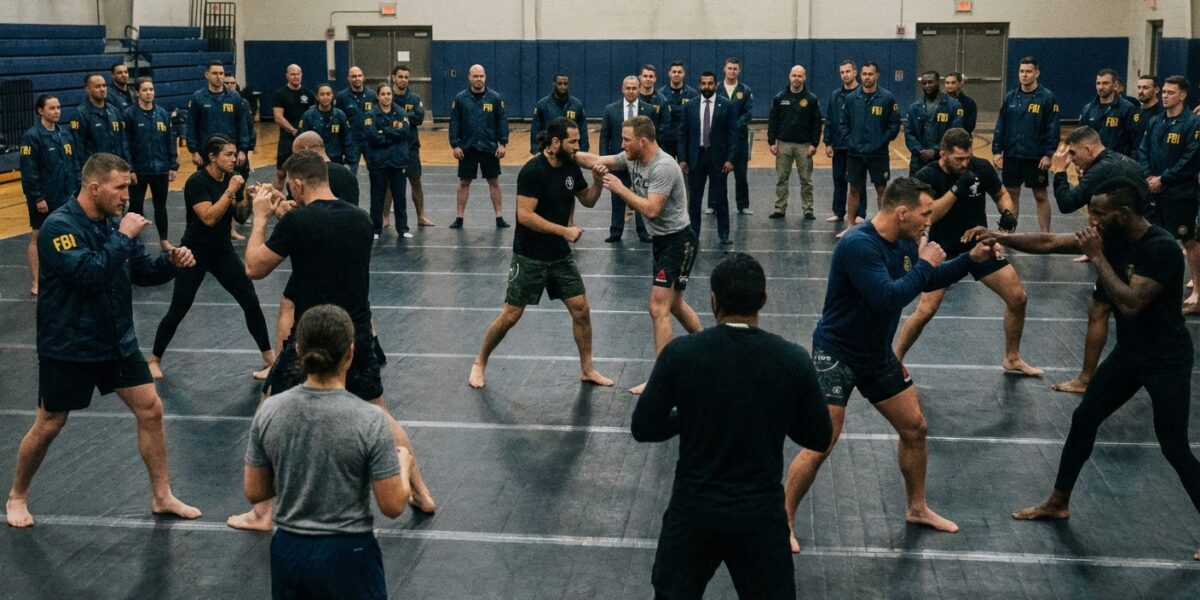 Image for: FBI Director Announces 'Historic' Plan To Have UFC Fighters Train Federal Agents, Which Is A Real Sentence That Was Said Today