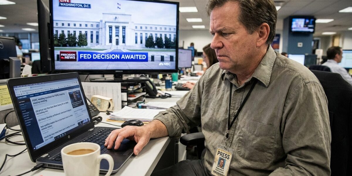 Image for: Federal Reserve Meets Wednesday To Decide Interest Rates While Also Being At War, Experiencing Tariff Inflation, And Managing $103 Oil, Which Is Fine, Everything Is Fine