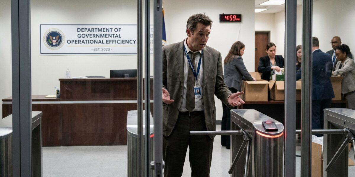 Image for: Government Efficiency Bureau Accidentally Deletes Itself In Record-Breaking Cost-Cutting Measure, Declares The Move A Tremendous Success