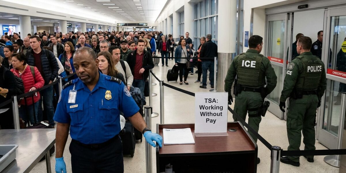 Image for: Government Solves Airport Staffing Crisis By Sending People Whose Job Is Finding Illegal Immigrants To Stand Near Security Lines And Not Look For Illegal Immigrants