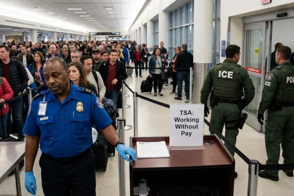 Image for: Government Solves Airport Staffing Crisis By Sending People Whose Job Is Finding Illegal Immigrants To Stand Near Security Lines And Not Look For Illegal Immigrants