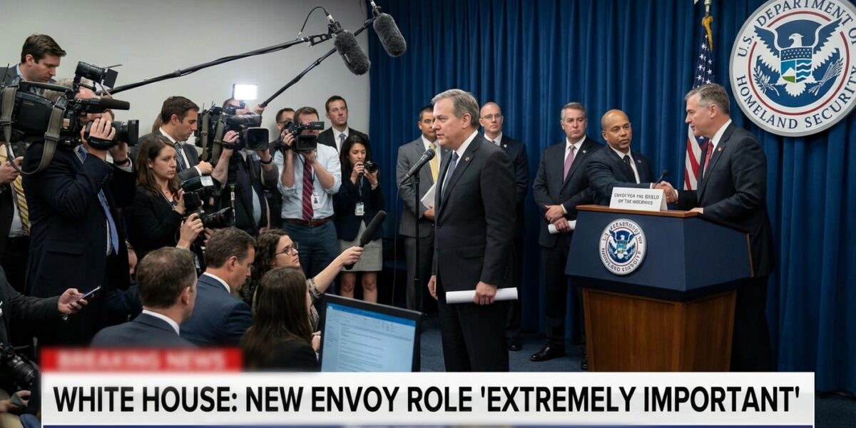 Image for: Homeland Security Secretary Reassigned To Newly Created Post With Spectacular Title Nobody Can Define, Including Her