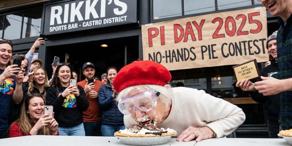 Image for: In The Most Pi Day Story Of All Pi Days, An 81-Year-Old Won 'Best Technique' At A Pie-Eating Contest And Her Quote Is A Work Of Art