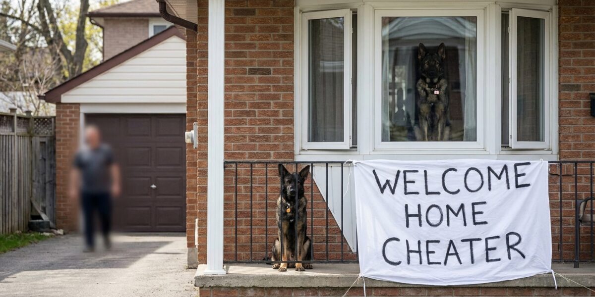Image for: Local Dog Prepares Statement, Hangs Banner, Will Not Be Making Further Comments At This Time