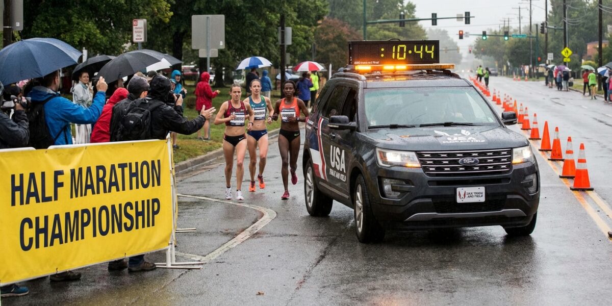 Image for: Marathon Officials Redirect Lead Runners Off Course, Award Victory To Confidence And A Good Sense Of Direction
