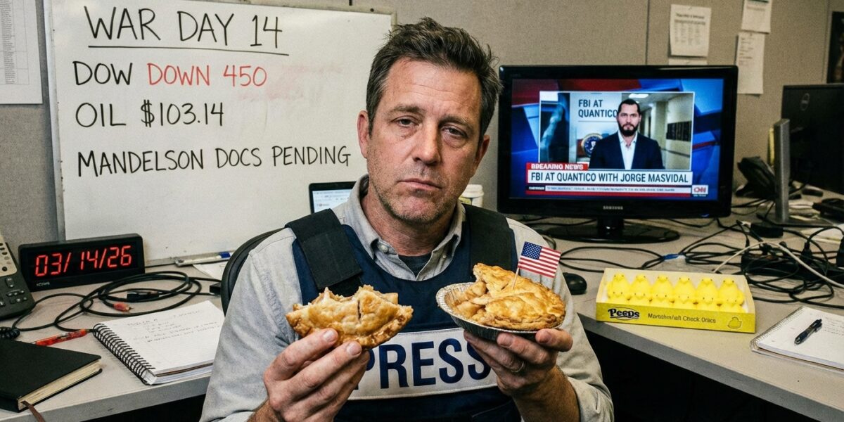 Image for: Nation Pauses War, Recession Debate, And Mandelson Tranche To Eat Pie In A Circle, Which Is The Correct Shape For A Pie