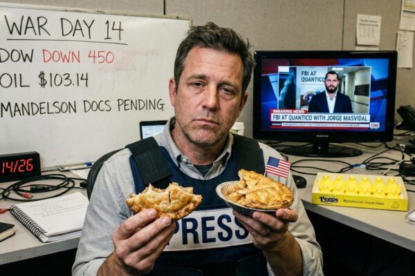 Image for: Nation Pauses War, Recession Debate, And Mandelson Tranche To Eat Pie In A Circle, Which Is The Correct Shape For A Pie