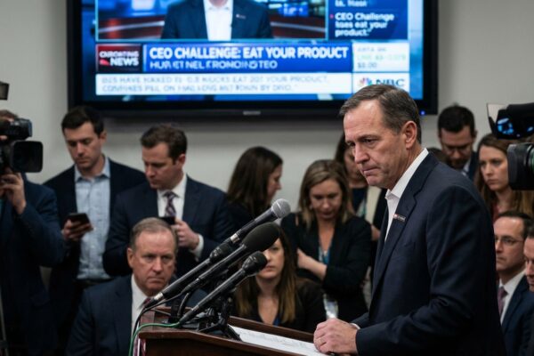 Image for: Purina CEO Reportedly Nervous As Nation Demands All CEOs Eat Their Own Products On Camera Immediately