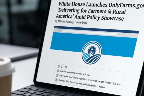Image for: White House Launches OnlyFarms.gov, Delivering For Farmers In Ways That Immediately Raise Questions About What The White House Thinks OnlyFans Is