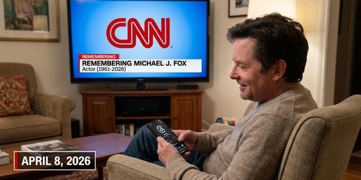 Image for: CNN Airs Touching Tribute To Michael J. Fox; Michael J. Fox, Who Was Watching CNN, Would Like CNN To Know He Is Still Here