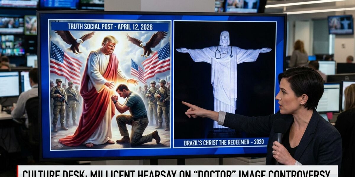 Image for: President Clarifies He Was Depicted As A Doctor In AI Jesus Image, Not Jesus, Which Is Something A Doctor Would Not Have Needed To Clarify; Brazil Demonstrates Correct Technique