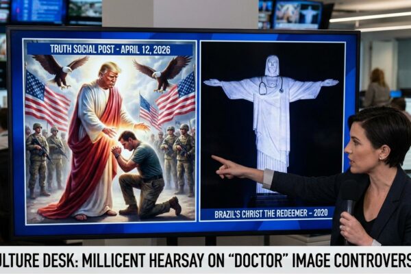 Image for: President Clarifies He Was Depicted As A Doctor In AI Jesus Image, Not Jesus, Which Is Something A Doctor Would Not Have Needed To Clarify; Brazil Demonstrates Correct Technique