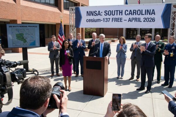 Image for: South Carolina Now Officially Free Of High-Risk Cesium-137, Per The Government Agency That Would Like You To Know This, And Also That The 33 Million Gallons Of Radioactive Waste Still In The Ground Is Doing Great