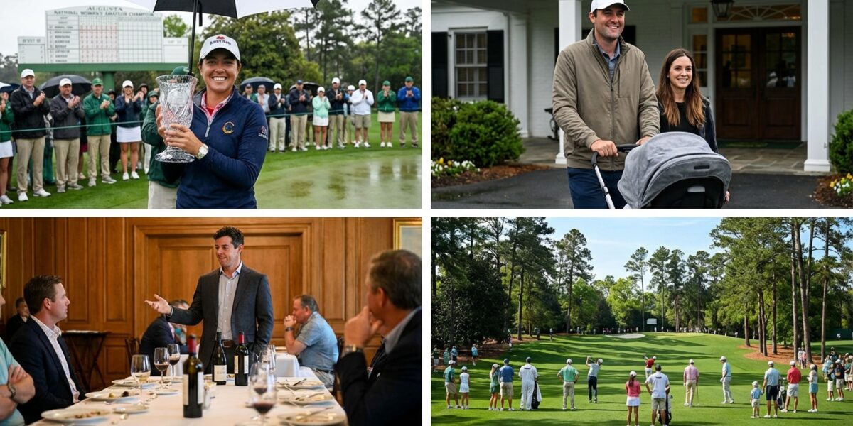 Image for: The 90th Masters Tournament Is About To Begin, And Augusta National Has Already Delivered: A Colombian First, A Nine-Day-Old Baby, A $318 Elk Dinner, And A 90-Year-Old Who Nearly Lost His Mind Over An 8-Year-Old's Putting