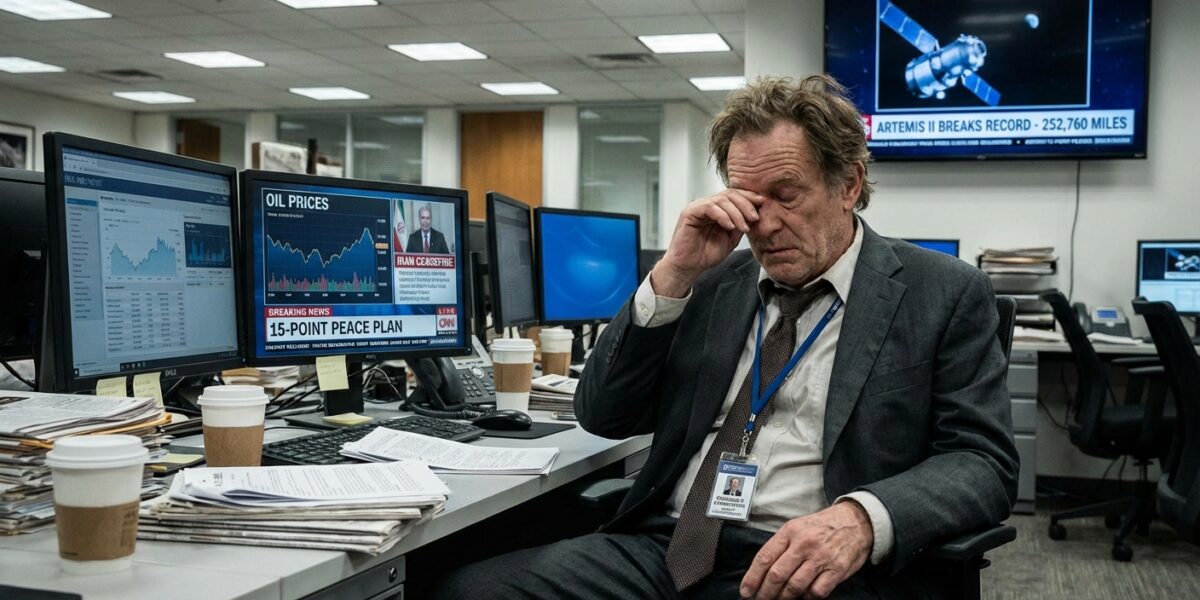 Image for: The Artemis II Crew Broke The Human Distance Record At 252,760 Miles From Earth, Which Is Also The Distance Between What The Government Says Is Happening With Iran And What Is Actually Happening