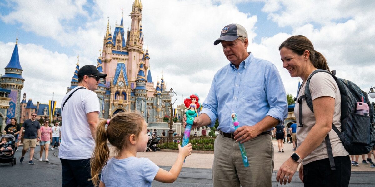 Image for: A Coalition Of Online MAGA Influencers Spent Late March Attacking Senator Lindsey Graham Of South Carolina For Holding A Forty-Dollar Bubble Wand At Disney World; The Bubble Wand Belonged To A Little Girl Whose Parent Was In The Bathroom And Whom Graham Was, Per A TMZ Eyewitness, Helping; The Eyewitness Account Was Available Before The Attacks Began; The Attacks Used Specifically Anti-Gay Innuendo Of Child Predation; The Innuendo Was Deployed By A Voting Coalition That Has Spent Years Refining That Exact Tool Against Lgbtq+ Americans; The Tool Has Now Turned Toward One Of Its Architects; Douglas Considers This Worth Saying Out Loud