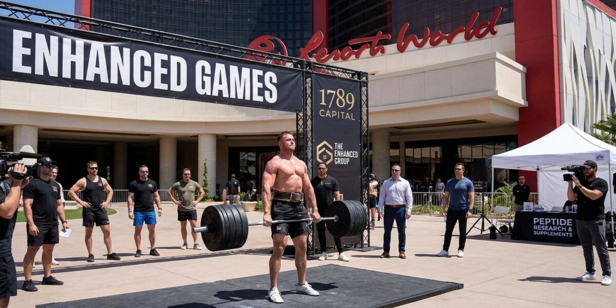 Image for: A Las Vegas Company Held An Olympics-Style Sports Event On May 24 In Which The Athletes Were Allowed To Use Performance-Enhancing Drugs; The Event Was Called The Enhanced Games; The Company Sells Peptides And Supplements And Documents The Effects Of The Drugs On The Athletes For Its Own Research; The Two Athletes Who Refused To Take The Drugs Won Their Events; The One World Record That Was Set Was Set By A Swimmer Wearing A Banned Equipment Suit; Yolanda Has Notes; The Notes Are Long