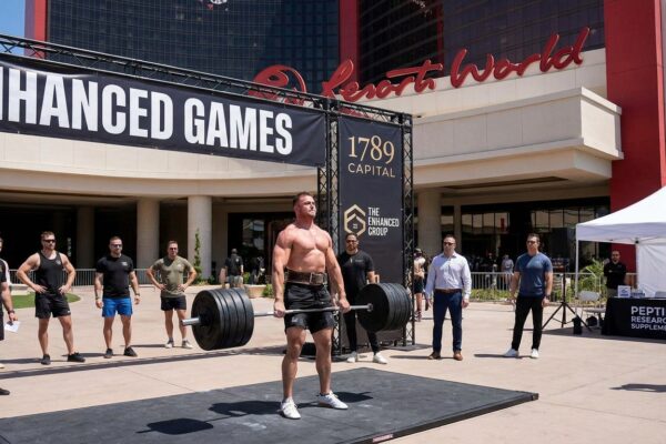 Image for: A Las Vegas Company Held An Olympics-Style Sports Event On May 24 In Which The Athletes Were Allowed To Use Performance-Enhancing Drugs; The Event Was Called The Enhanced Games; The Company Sells Peptides And Supplements And Documents The Effects Of The Drugs On The Athletes For Its Own Research; The Two Athletes Who Refused To Take The Drugs Won Their Events; The One World Record That Was Set Was Set By A Swimmer Wearing A Banned Equipment Suit; Yolanda Has Notes; The Notes Are Long