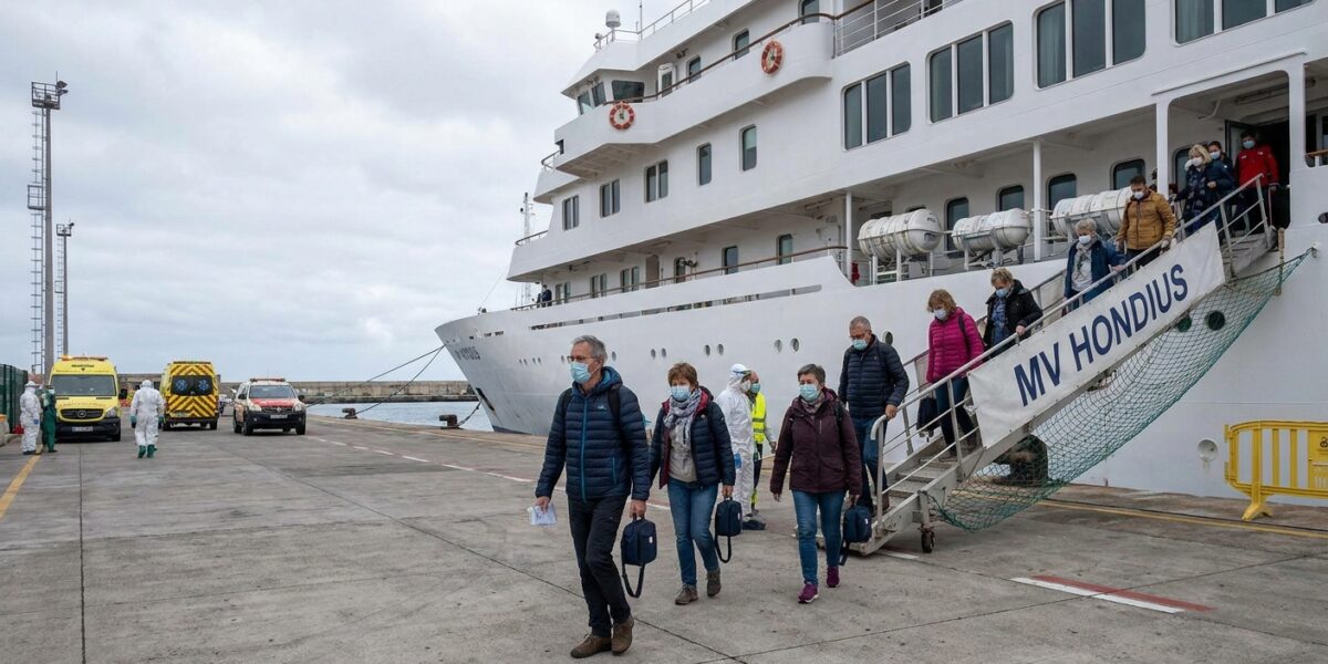 Image for: A Luxury Expedition Cruise Ship Has Been Evacuated Off The Coast Of Tenerife After A Hantavirus Outbreak; The Ship Is Called The MV Hondius; The Outbreak Has Lasted Weeks; Most Of The American Passengers Are Being Flown To Nebraska; Yolanda Has Looked Up Why Nebraska; The Reason Is Boring And Very Important
