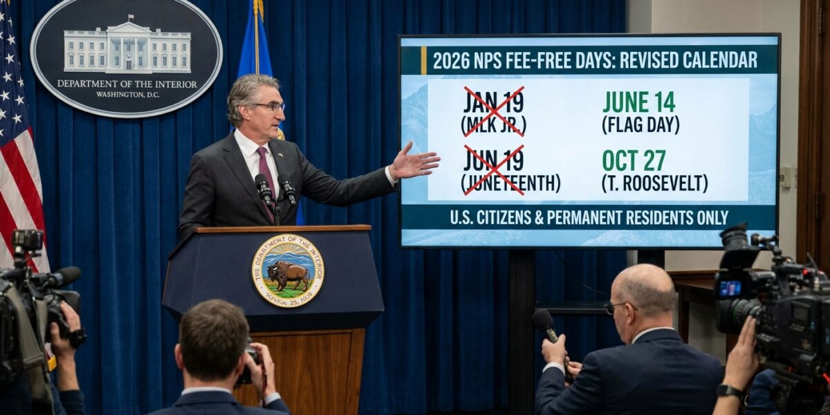 Image for: Today, June 14, Is The First Time The National Park Service Will Offer Free Entry On The President's Birthday Under A New Policy Announced In November That Removes Martin Luther King Junior Day And Juneteenth From The Free-Entry Calendar; The Removed Holidays Commemorate The Civil Rights Movement And The End Of American Slavery; The Added Holiday Is The President's Birthday; Foreign Visitors Now Pay One Hundred Dollars Extra At Eleven Of The Most-Visited Parks; Deborah Has Built A Priority Matrix; The Matrix Is Cleaner Than Usual