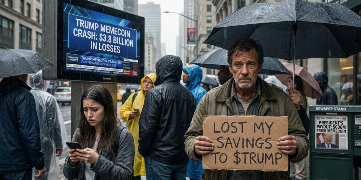 Image for: Nearly One Million People Who Bought The President's Memecoin Have Lost A Combined Three-Point-Eight-One Billion Dollars; Roughly Five Hundred Thousand Mostly-Early Wallets Captured Four Billion In Gains; The President Personally Made Six Hundred Thirty-Six Million, Because The Coin's Structure Paid Him A Fee Whenever Anyone Traded It, Whether The Price Went Up Or Down; Across All One-Point-Four-Eight Million Wallets, The Buyers' Combined Net Gain Is Two Hundred Thirty-Six Million — Barely A Third Of What The President Alone Extracted; Chad Has Read The On-Chain Ledger; The Ledger Is Public; The Ledger Is The Paper Trail; Chad Has Never Had A Paper Trail Handed To Him This Complete