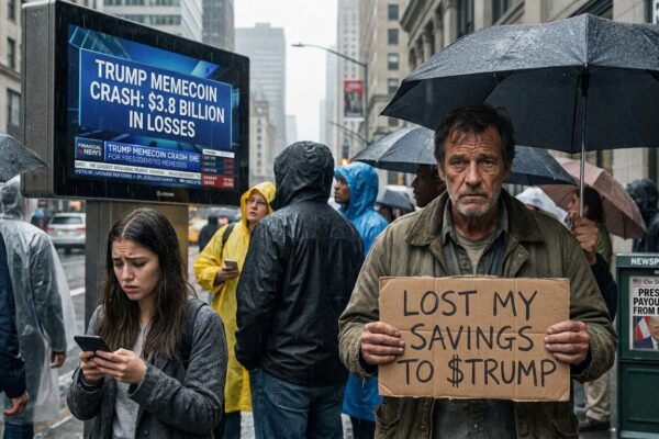 Image for: Nearly One Million People Who Bought The President's Memecoin Have Lost A Combined Three-Point-Eight-One Billion Dollars; Roughly Five Hundred Thousand Mostly-Early Wallets Captured Four Billion In Gains; The President Personally Made Six Hundred Thirty-Six Million, Because The Coin's Structure Paid Him A Fee Whenever Anyone Traded It, Whether The Price Went Up Or Down; Across All One-Point-Four-Eight Million Wallets, The Buyers' Combined Net Gain Is Two Hundred Thirty-Six Million — Barely A Third Of What The President Alone Extracted; Chad Has Read The On-Chain Ledger; The Ledger Is Public; The Ledger Is The Paper Trail; Chad Has Never Had A Paper Trail Handed To Him This Complete