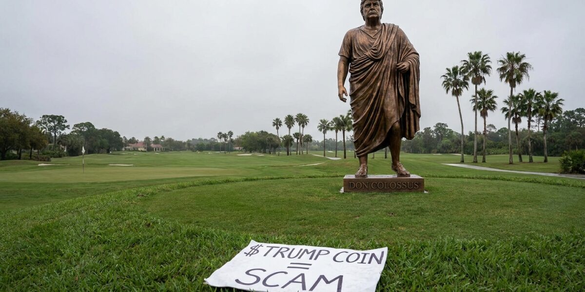 Image for: The President's Memecoin Has Crashed Ninety-Seven Percent And Now Trades At Exactly One Dollar And Seventy-Six Cents; This Publication Has Spent A Year Documenting The Administration's Founding-Era Numerology — The One-Point-Seven-Seven-Six Billion Dollar Anti-Weaponization Fund, The Venture Firm Named 1789 Capital, The $PATRIOT Memecoin That Funded A Twenty-Two-Foot Golden Statue; Douglas Has Argued, Throughout, That The Numbers Were Marketing; Douglas Must Now Report That The Market Has Answered The Marketing In Its Own Language; The Coin Sought 1776; The Coin Found $1.76; Douglas Did Not Write This Ending; Nobody Could Have; The Ledger Wrote It